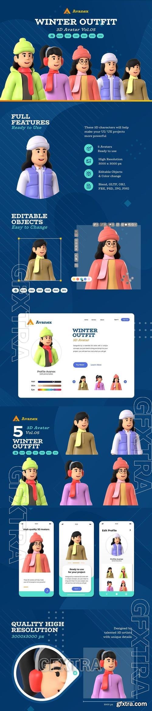 Winter Outfit Vol.05 B6YC72U Winter Outfit Vol.05 B6YC72U