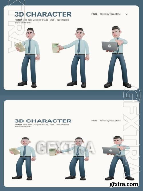 High-Res Financial Analysis 3D Cartoon Character 9YCAVBD High-Res Financial Analysis 3D Cartoon Character 9YCAVBD
