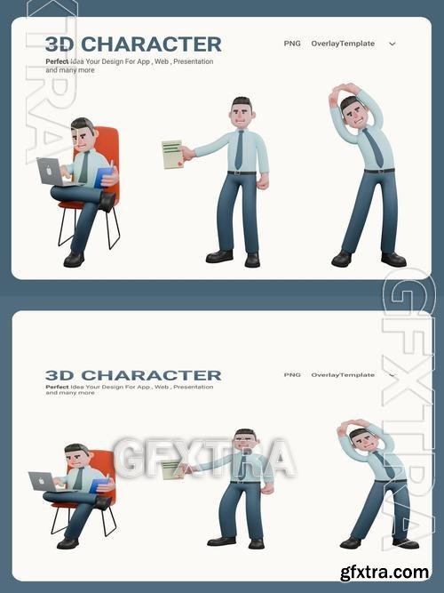 Finance 3D Cartoon Character for Analysis R33EDV4 Finance 3D Cartoon Character for Analysis R33EDV4