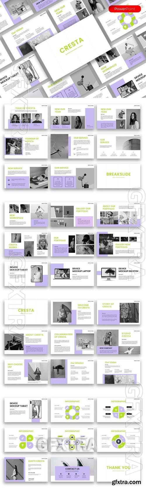 Cresta - Business PowerPoint Template B3WKTU4 Cresta - Business PowerPoint Template B3WKTU4