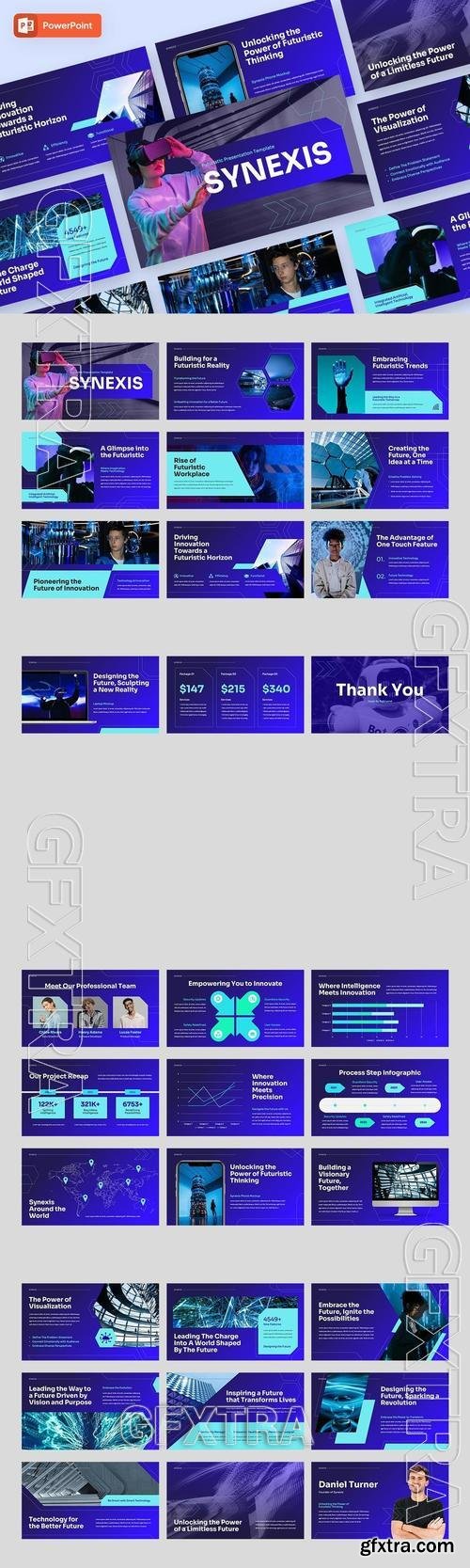 Synexis - Futuristic Powerpoint 6MSPWVL Synexis - Futuristic Powerpoint 6MSPWVL