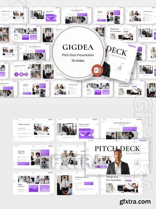 Gigdea - Pitch Deck Powerpoint A7XQRSA Gigdea - Pitch Deck Powerpoint A7XQRSA