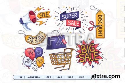 Shopping and Sales Promotion Elements QSFV8CR Shopping and Sales Promotion Elements QSFV8CR