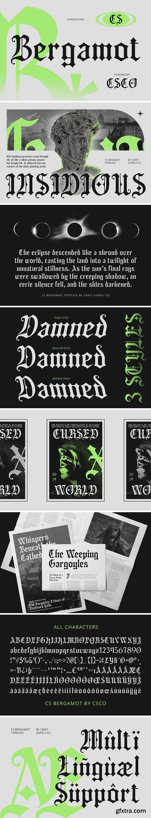 CM - CS Bergamot – Blackletter Font 285779263 CM - CS Bergamot – Blackletter Font 285779263