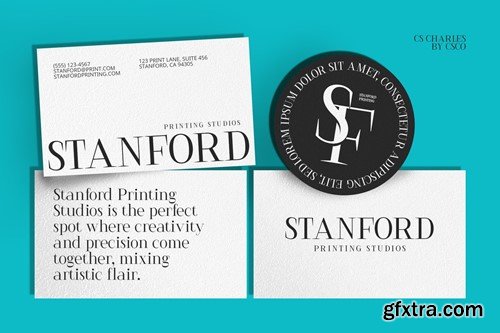 Charles – Serif Font LPSK44X Charles – Serif Font LPSK44X