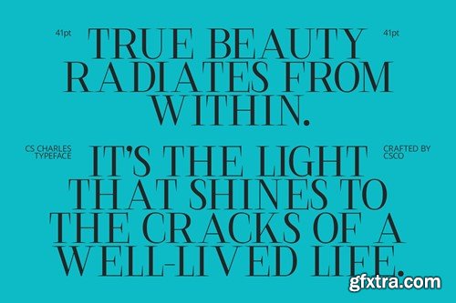 Charles – Serif Font LPSK44X Charles – Serif Font LPSK44X