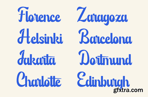 Cendatte - Script Font Cendatte - Script Font