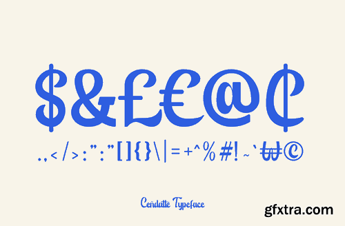 Cendatte - Script Font Cendatte - Script Font