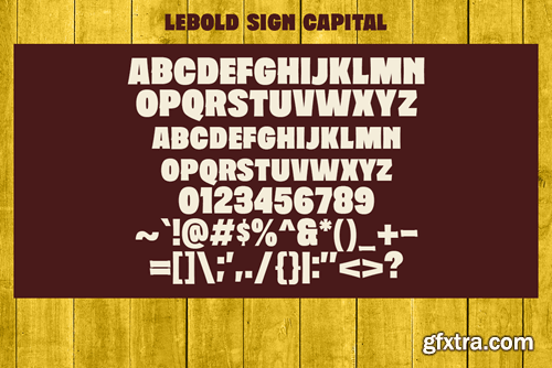 Lebold Sign - Vintage Sign Painting Fonts 9FWH47M Lebold Sign - Vintage Sign Painting Fonts 9FWH47M