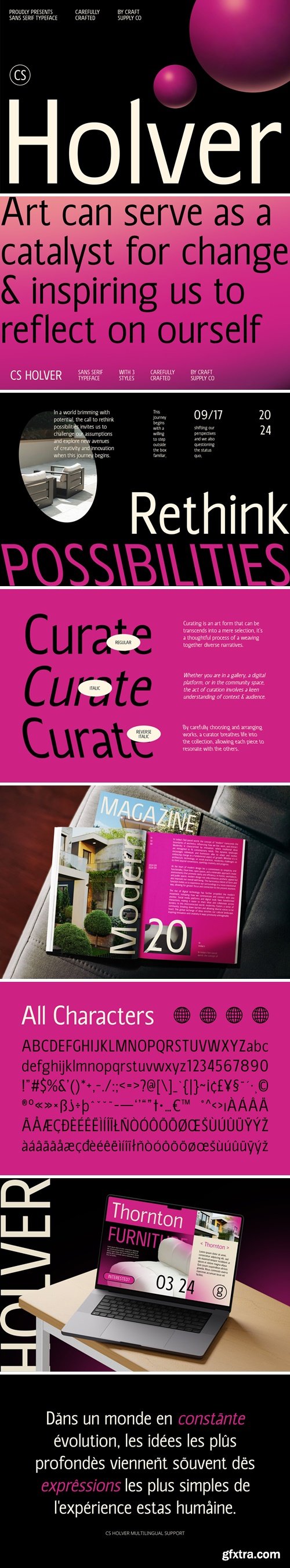 CM - Holver &ndash; Contemporary Font 287511077