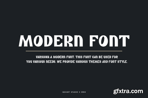 Varsowa - Modern Sans Font 6J6JGGT Varsowa - Modern Sans Font 6J6JGGT