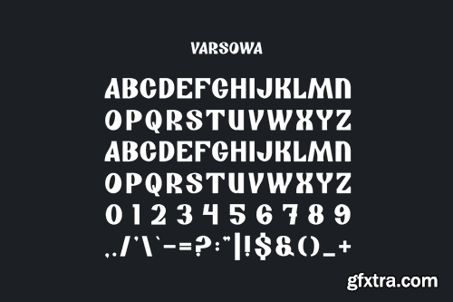 Varsowa - Modern Sans Font 6J6JGGT Varsowa - Modern Sans Font 6J6JGGT