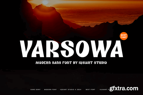Varsowa - Modern Sans Font 6J6JGGT Varsowa - Modern Sans Font 6J6JGGT