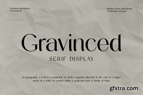 Gravinced Serif Display Font GT3FBQP Gravinced Serif Display Font GT3FBQP