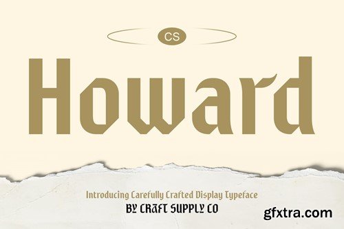 Howard – Gothic Font Y9VMT2C Howard – Gothic Font Y9VMT2C
