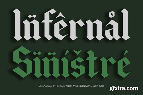 Savage – Gothic Font V7FNXV7 Savage – Gothic Font V7FNXV7