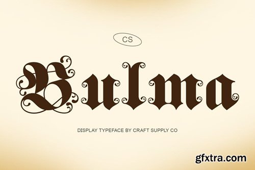 Bulma – Blackletter Font QEN3QQQ Bulma – Blackletter Font QEN3QQQ