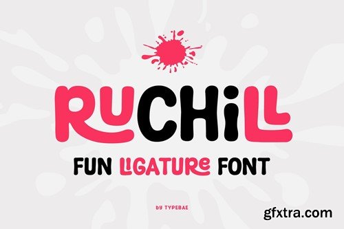 Ruchill – Fun Ligature Font KLWR3DS Ruchill – Fun Ligature Font KLWR3DS