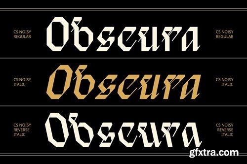 Noisy – Blackletter Font JGPRJAS Noisy – Blackletter Font JGPRJAS
