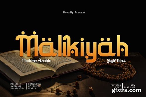 Malikiyah – A Modern Arabic Style Font 3GN5VB5 Malikiyah – A Modern Arabic Style Font 3GN5VB5