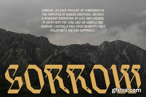 Noisy – Blackletter Font JGPRJAS Noisy – Blackletter Font JGPRJAS