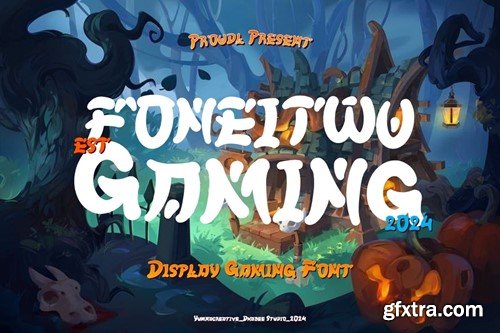Foneitwu - Display Gaming Font EAT7GTF Foneitwu - Display Gaming Font EAT7GTF