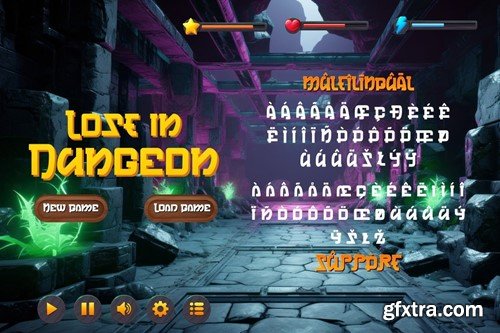 Leviathans - Decorative Gaming Font 2DYM6N8 Leviathans - Decorative Gaming Font 2DYM6N8