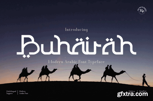 Buhairah – A Modern Arabic Font Typeface DTEPXKD Buhairah – A Modern Arabic Font Typeface DTEPXKD