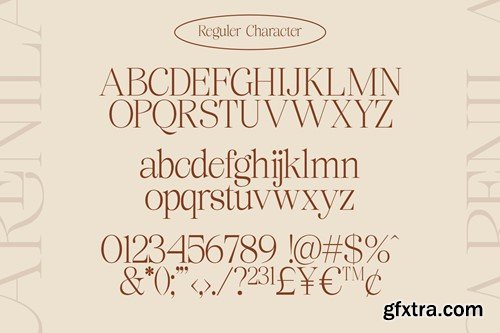 Carenila Serif Font H2EZ269 Carenila Serif Font H2EZ269