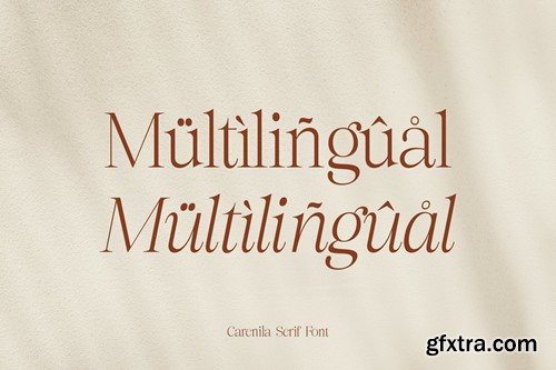 Carenila Serif Font H2EZ269 Carenila Serif Font H2EZ269