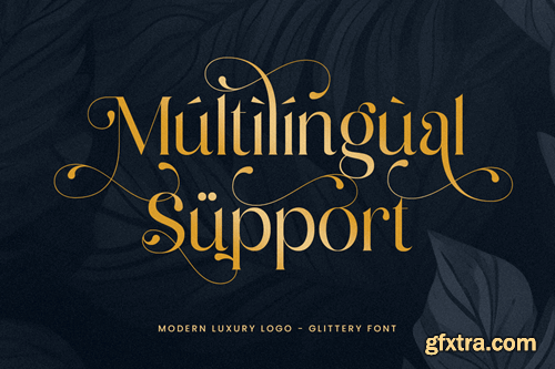 Glittery - Lavish Luxury Font 7KCANKX Glittery - Lavish Luxury Font 7KCANKX