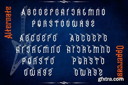 Zeularys - Font Decorative Blackletter N94A89R Zeularys - Font Decorative Blackletter N94A89R