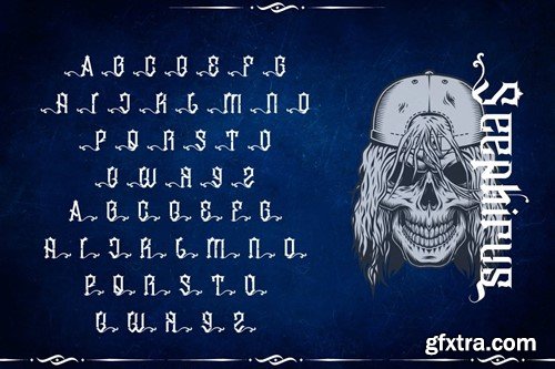 Zeularys - Font Decorative Blackletter N94A89R Zeularys - Font Decorative Blackletter N94A89R