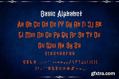 Zeularys - Font Decorative Blackletter N94A89R Zeularys - Font Decorative Blackletter N94A89R
