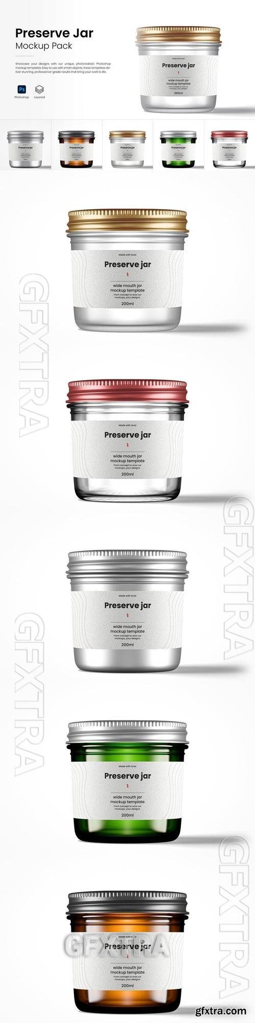 Wide Mouth Preserve Jar Mockup Pack 7JGKMNN Wide Mouth Preserve Jar Mockup Pack 7JGKMNN
