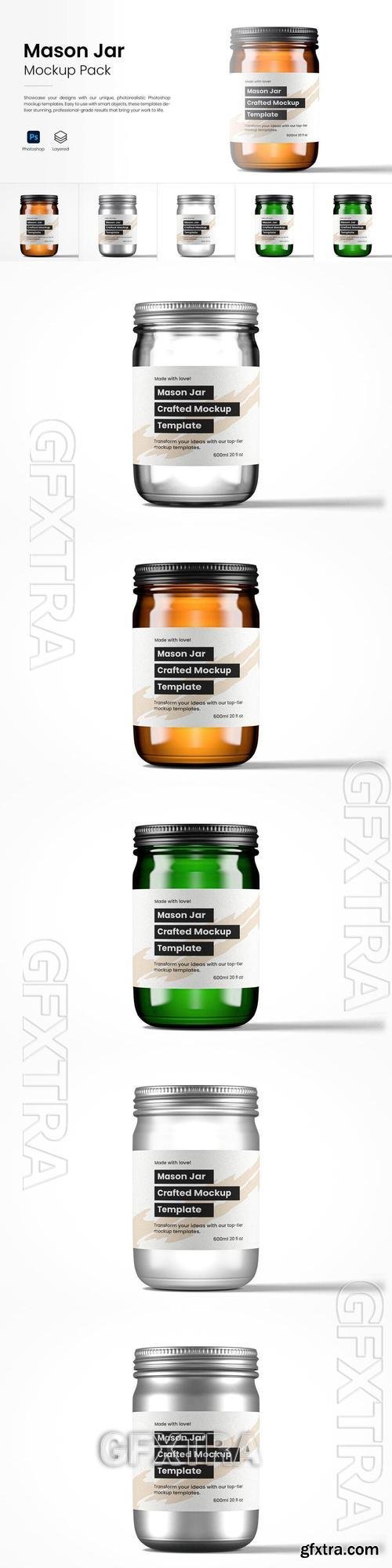 Mason Jar Mockup Pack WB9ZER4 Mason Jar Mockup Pack WB9ZER4