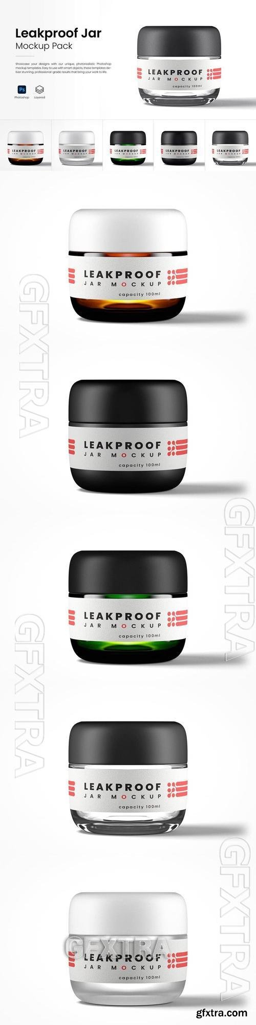 Leakproof Jar Mockup Pack WYXJDCF Leakproof Jar Mockup Pack WYXJDCF