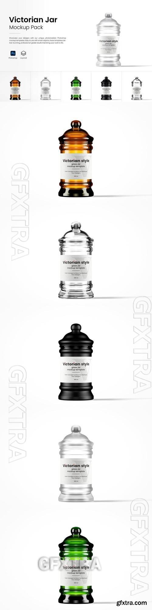 Victorian Jar Mockup Pack VLJRLZR Victorian Jar Mockup Pack VLJRLZR