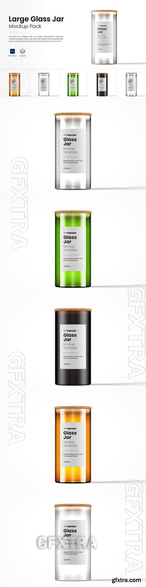 Large Bamboo Lid Jar Mockup Pack 5TQ35GE Large Bamboo Lid Jar Mockup Pack 5TQ35GE