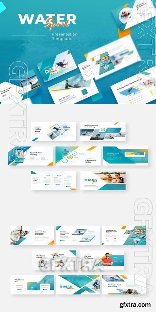 Daysea - Water Sport PowerPoint Template C7NPX9N Daysea - Water Sport PowerPoint Template C7NPX9N