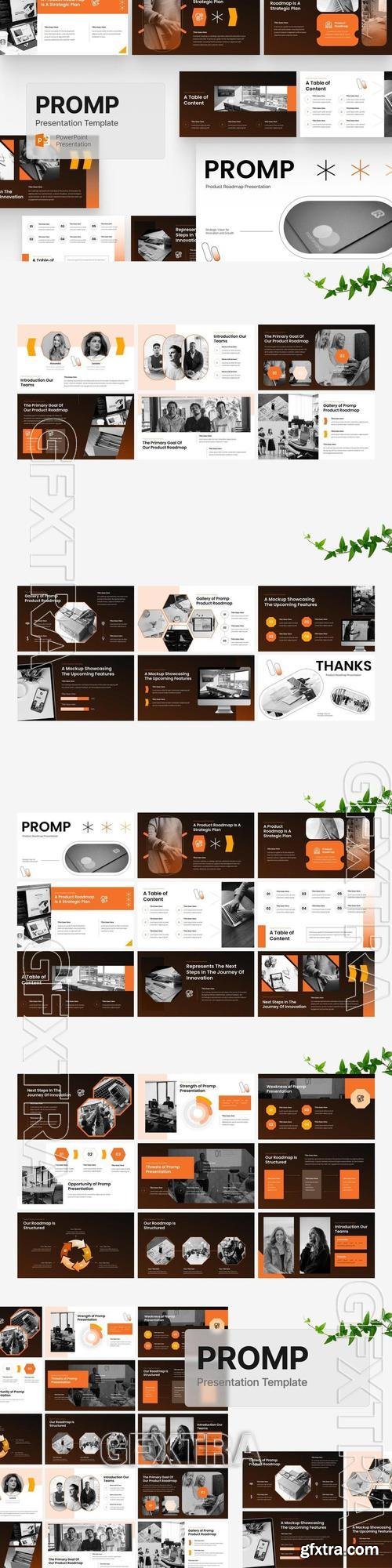 Orange Brown Minimalist Product Roadmap N7T2BAG