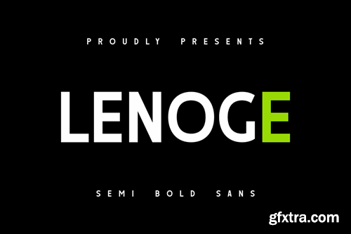 Lenoge Font PGXYXXU Lenoge Font PGXYXXU