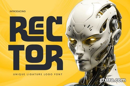Rector - Unique Ligature Sci-fi Futuristic Font F8VBDUY Rector - Unique Ligature Sci-fi Futuristic Font F8VBDUY