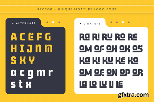 Rector - Unique Ligature Sci-fi Futuristic Font F8VBDUY Rector - Unique Ligature Sci-fi Futuristic Font F8VBDUY