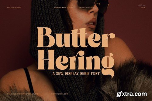 Butter Hering - Elegant Serif Font BM5T56F Butter Hering - Elegant Serif Font BM5T56F