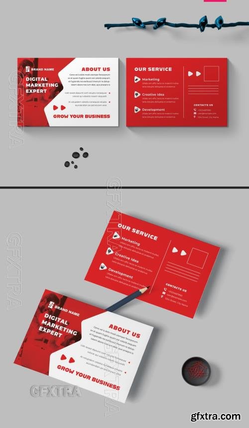 Postcard Layout With Red Accents 763772008 Postcard Layout With Red Accents 763772008