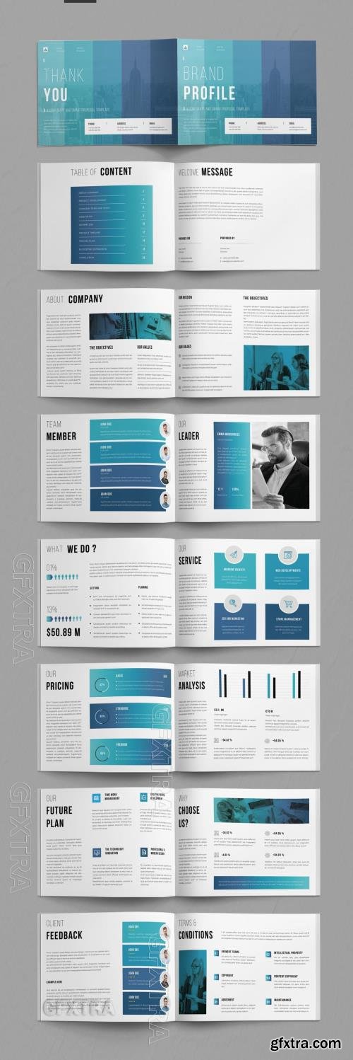 Company Profile Landscape Layout 763771367 Company Profile Landscape Layout 763771367