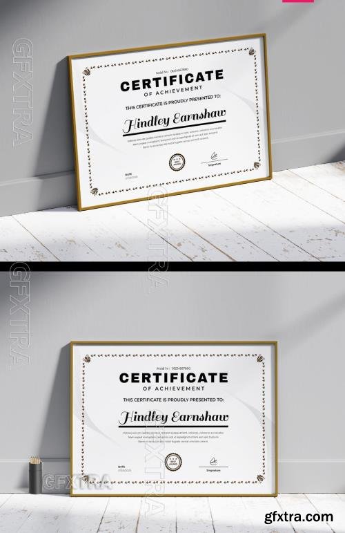 Classy Ornamental Certificate Layout 763771234 Classy Ornamental Certificate Layout 763771234