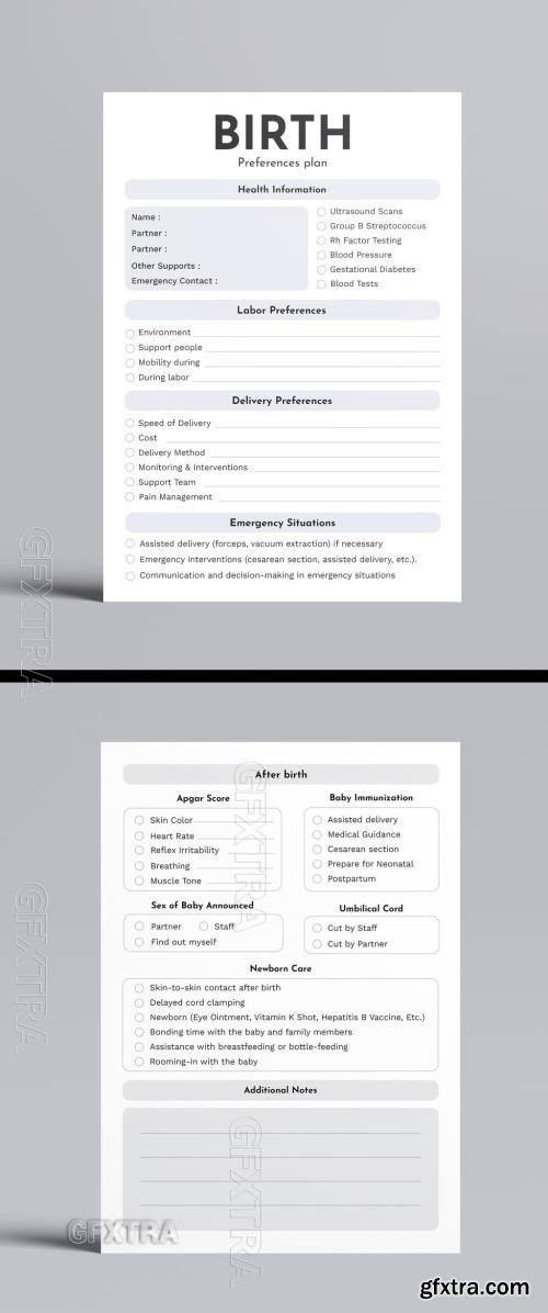 Birth Preferences Plan Template 766099883 Birth Preferences Plan Template 766099883