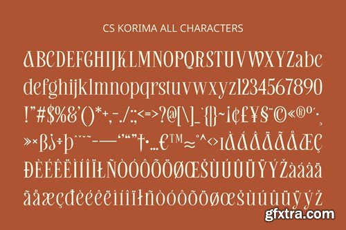 Korima – Elegant Font JJEMFVM Korima – Elegant Font JJEMFVM